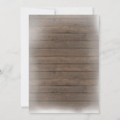 Ein kleiner Schneeflocken ist auf dem Weg Babydusc Einladung (Rückseite)