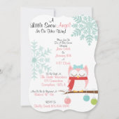 Ein kleiner Schneegel Einladung (Vorderseite)