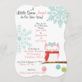 Ein kleiner Schneegel Einladung