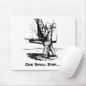 Ein kleiner Schritt Apollo 11 Mondlandung Mousepad (Mit Mouse)