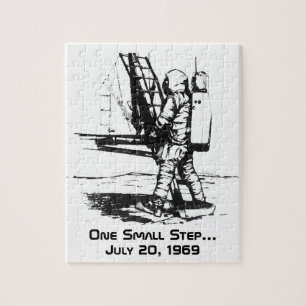 Ein kleiner Schritt Apollo 11 Mondlandung Puzzle