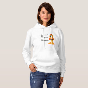 Ein kleiner Schritt - Motivierend Hoodie