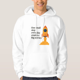 Ein kleiner Schritt - Motivierend Hoodie