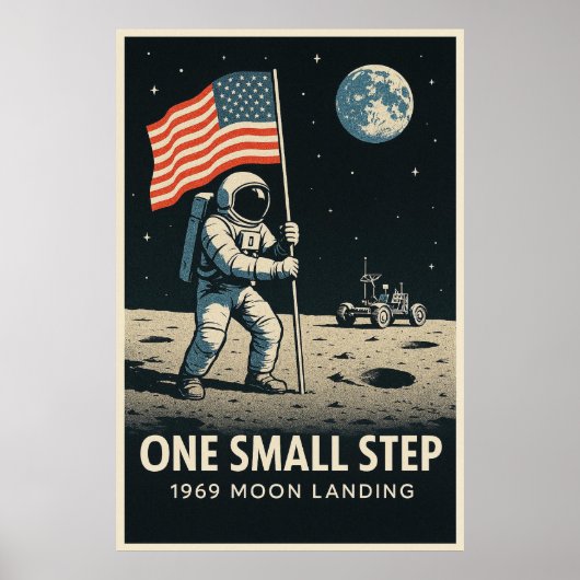 Ein kleiner Schritt Poster (Vorne)