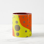 Ein kleiner Schritt Zweifarbige Tasse (Mittel)