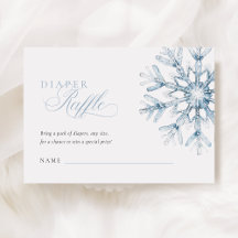 Ein kleiner Snowflake-Boy-Baby-Duschkopf-Windelwic