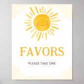 Ein kleiner Sonnenstrahl Favoriten Schild (Vorne)