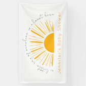 Ein kleiner Sonnenstrahl ist fast hier Banner (Vertikal)