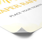 Ein kleiner Sonnenstrahl Windel Raffel Schild (Ecke)