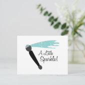 Ein kleiner Spargel! Postkarte (Stehend Vorderseite)