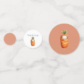 Ein kleiner Spross auf dem Way Table Konfetti (Rückseiten)