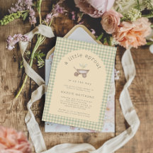 Ein kleiner Sprout ist auf dem Weg Baby Dusche