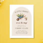 Ein kleiner Sprout ist auf dem Weg Baby Dusche Einladung