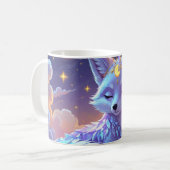 Ein kleiner Stern Flüstern Mondlicht Fuchs schläft Kaffeetasse (Vorderseite Links)