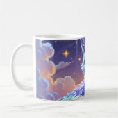 Ein kleiner Stern Flüstern Mondlicht Fuchs schläft Kaffeetasse (Links)