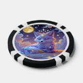 Ein kleiner Stern Flüstern Mondlicht Fuchs schläft Pokerchips (Einzeln)