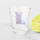 Ein kleiner Stern Flüstern Mondlicht Fuchs schläft Schnapsglas (Rückseite)