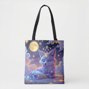 Ein kleiner Stern Flüstern Mondlicht Fuchs schläft Tasche