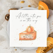 "Ein kleiner Süsse-Kuchen ist unterwegs" Babydusch Serviette