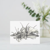 ein kleiner Teich, um Zuhause anzurufen Postkarte (Stehend Vorderseite)