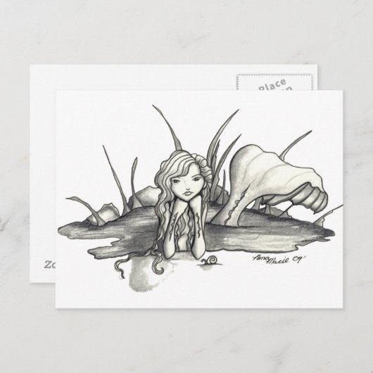 ein kleiner Teich, um Zuhause anzurufen Postkarte (Vorne/Hinten)