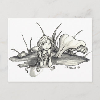 ein kleiner Teich, um Zuhause anzurufen Postkarte