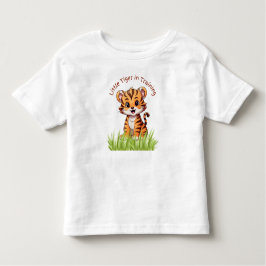 Ein kleiner Tiger im Training Kleinkind T-shirt
