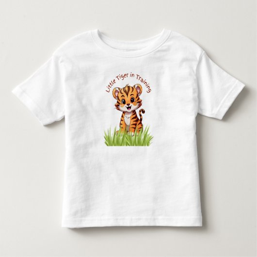 Ein kleiner Tiger im Training Kleinkind T-shirt (Vorderseite)