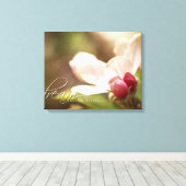 Ein kleiner Traum - Apple Blossom - Leinwand Art (Insitu (Holzboden))