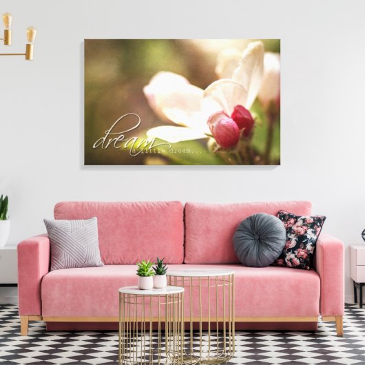Ein kleiner Traum - Apple Blossom - Leinwand Art (Insitu (Wohnzimmer))