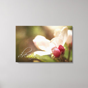 Ein kleiner Traum - Apple Blossom - Leinwand Art