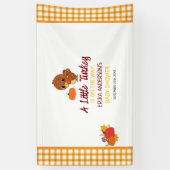 Ein kleiner türkischer Babydusche-Fall-Erntedank Banner (Vertikal)