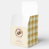 Ein kleiner türkischer Erntedank Fall Baby Dusche Geschenkschachtel (Geöffnet)