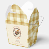 Ein kleiner türkischer Erntedank Fall Baby Dusche Geschenkschachtel (Geöffnet)