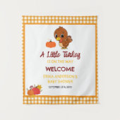 Ein kleiner türkischer Erntedank mit Dusche Wandteppich (Vorderseite)