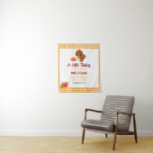 Ein kleiner türkischer Erntedank mit Dusche Wandteppich (Beispiel)