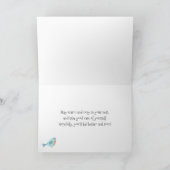 Ein kleiner Vogel erzählt mir unter dem Wetter Karte (Innenseite)