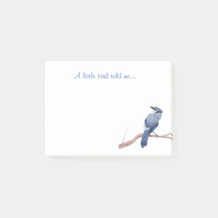 Ein kleiner Vogel erzählte mir Post-it Klebezettel