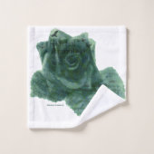 Ein kleiner Vogel erzählte mir Rose Badhandtuch Set (Waschlappen)