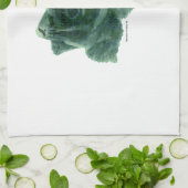 Ein kleiner Vogel erzählte mir Rose Geschirrtuch (Gefaltet)