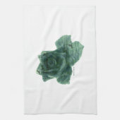 Ein kleiner Vogel erzählte mir Rose Geschirrtuch (Vertikal)