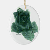 Ein kleiner Vogel erzählte mir Rose Keramik Ornament (Rechts)