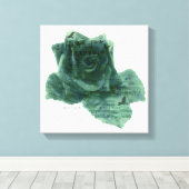 Ein kleiner Vogel erzählte mir Rose Leinwanddruck (Insitu (Holzboden))