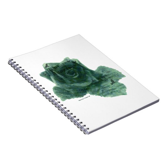 Ein kleiner Vogel erzählte mir Rose Notizblock (Rechte Seite)