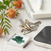 Ein kleiner Vogel erzählte mir Rose Schlüsselanhänger (Seite)