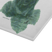 Ein kleiner Vogel erzählte mir Rose Schneidebrett (Ecke)