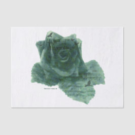 Ein kleiner Vogel erzählte mir Rose Seidenpapier