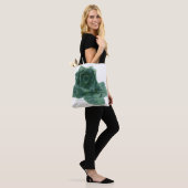 Ein kleiner Vogel erzählte mir Rose Tasche (Am Model)