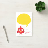 ein kleiner Vogel sagte mir | Post-Itanmerkungen Post-it Klebezettel (Büro)