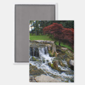 Ein kleiner Wasserfall Magnet (Vorderseite/Rückseite)